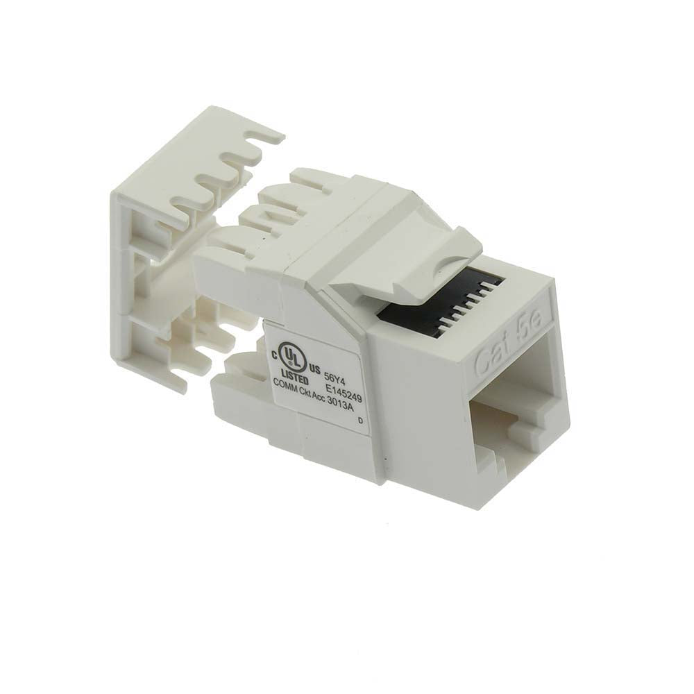 CAT5E RJ45 110 Type 180° Keystone Jack CAT5E RJ45 110 Type 180° Keystone Jack